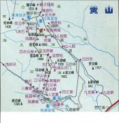 黄山旅游交通地图
