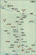 三清山旅游交通地图