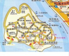 鼓浪屿旅游交通地图