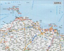 蓬莱旅游交通地图