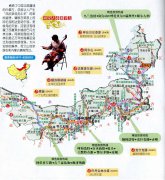 内蒙古旅游交通地图