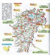 江西旅游交通地图