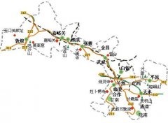 西北旅游交通地图