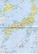 日本旅游交通地图