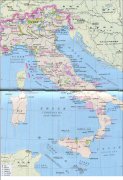 意大利旅游交通地图