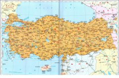 土耳其旅游交通地图